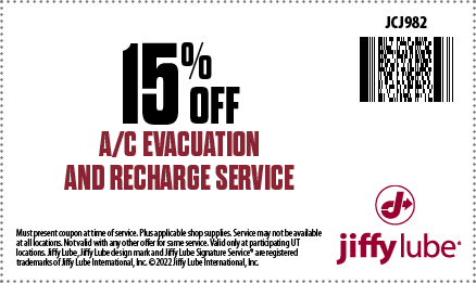 Jiffy lube store ac recharge cost